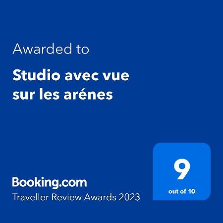 Studio avec vue sur les arénes Arles Extérieur photo